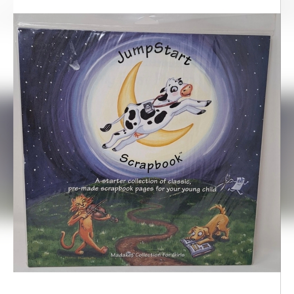 Jumpstart Scrapbook Starter Pages - Baby Girl Memory Book Starter Pages